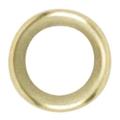 Satco 91656 - 1/4 IP Slip Brass Plated Curled Edge Steel Check Ring (90-1656)