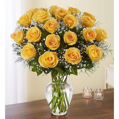 1-800-Flowers Flower Delivery Ultimate Elegance Premium Long Yellow24 Roses | Happiness Delivered To Their Door