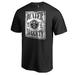Men's Fanatics Branded Black Denver Nuggets Court Vision T-Shirt