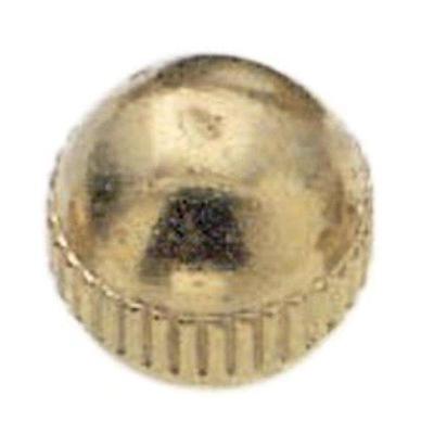 Satco 90955 - Brass Burnished and Lacquered 8/32 Knurled Knobs (90-955)