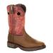 Georgia Boot Carbo-Tec LT 11" Square Toe Pull-On - Mens 11.5 Brown Boot W