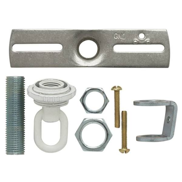 Satco 91695 - White Screw Collar Loop Parts Bag (90-1695)