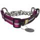 Ruffwear Zughalsband für Hunde, Kleine bis sehr kleine Hunderassen Größenverstellbar, Reflektorstreifen, Größe: S (28-36 cm), Violett (Purple Dusk), Chain Reaction Collar, 25701-560S