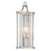 Nuvo Lighting 65767 - 1 Light Polished Nickel Clear Crystal Prisms Glass Shade Sconce Light Fixture (KRYS 1 LIGHT WALL SCONCE LONG)