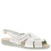 Softspots Women's Tela Sling - 6.5 White Sandal D