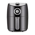 Tower T17023 Vortx Manual Air Fryer Oven with Rapid Air Circulation and 30 Min Timer, 2.2 Litre, Black