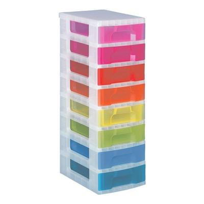 Aufbewahrungs-Boxenturm »Fresh Colour« (klein), Really Useful Box, 42x92.5x30 cm