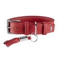 Hunter Hundehalsband Cannes, rot, Größe 45, Breite 2,8 cm