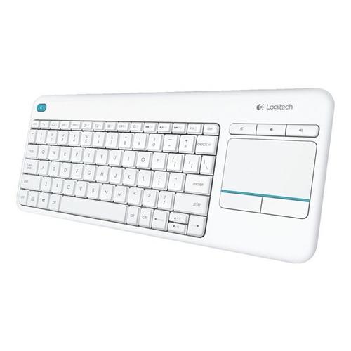 Kabellose Tastatur mit Bluetooth »K400 Plus weiß« weiß, Logitech