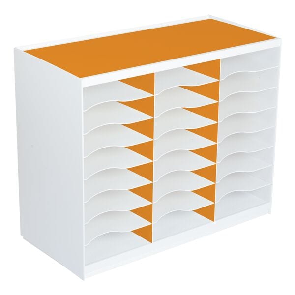 Paperflow Sortierstation »24 Fächer« A4 orange Image