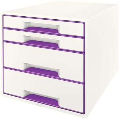 Schubladenbox »WOW Cube 5213« violett, Leitz, 28.7x27x36.3 cm