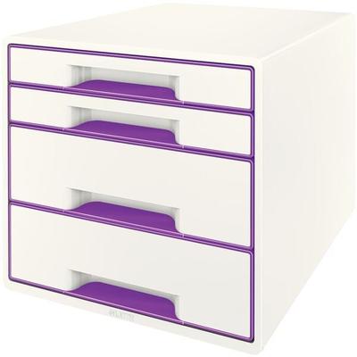 Leitz Schubladenbox »WOW Cube 5213« violett, 28.7x27x36.3 cm