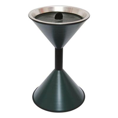 SZ Metall Stand-Aschenbecher »flache Kegel» grau, 40x71 cm Image
