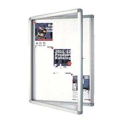 Franken Schaukasten für den Innen- und Außenbereich »ECO SK9SE« silber, 75x101.1 cm