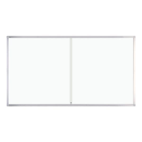 Franken Schiebetürenschaukasten »PRO SK6124« silber, 184x9.9x4.6 cm