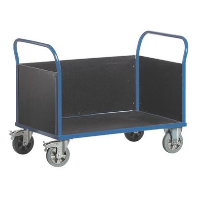 Dreiwandwagen 200x78 cm Ladefläche blau, ROLLCART, 217x99x80 cm