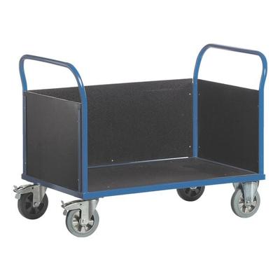 ROLLCART Dreiwandwagen 200x78 cm Ladefläche blau, 217x99x80 cm