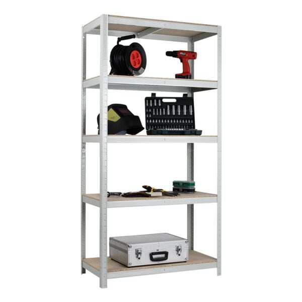 SZ Metall Schwerlastregal »Multitasker« 45 x 180 cm grau, 90x180x45 cm