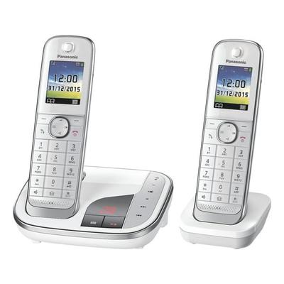 Twin-Set Schnurloses Telefon »KX-TGJ322GW« weiß, Panasonic