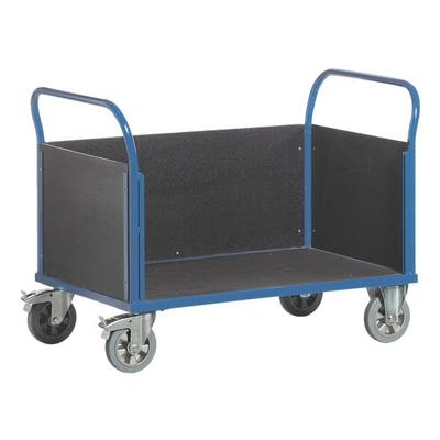 Vierwandwagen 200x77 cm Ladefläche blau, ROLLCART, 217x99x80 cm