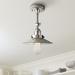 Halophane 8 1/2"W Polished Nickel Adjustable Ceiling Light