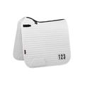 LeMieux Dressage Cotton Competition Square Saddle Pad - Saddle Pads for Horses - Equestrian Riding Equipment and Accessories (White - XLarge)