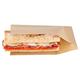 Open Pack - Offene Beutel Spiesse, Hot Dogs 35 G/M2 + 10 Peld 20X13/10 Cm Natur Kraft - 5000 Un.