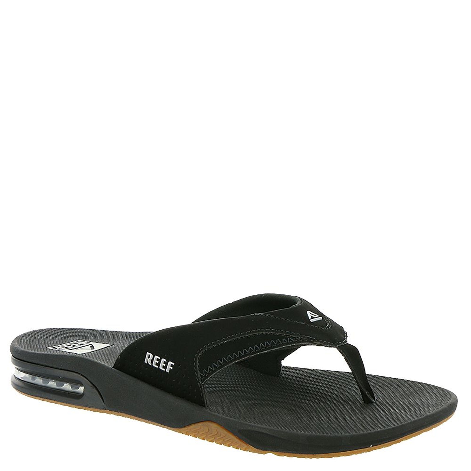 REEF Fanning - Mens 13 Black Sandal Medium