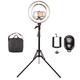 Ring Light Kit 13.5" 5500K Dimable Selfie Ring Light with Tripod Stand, for Live Streaming Make Up YouTube Video Photo Photography TikTok Vlogging with Travel Carry Bag Phone Mount and Remote Shutter
