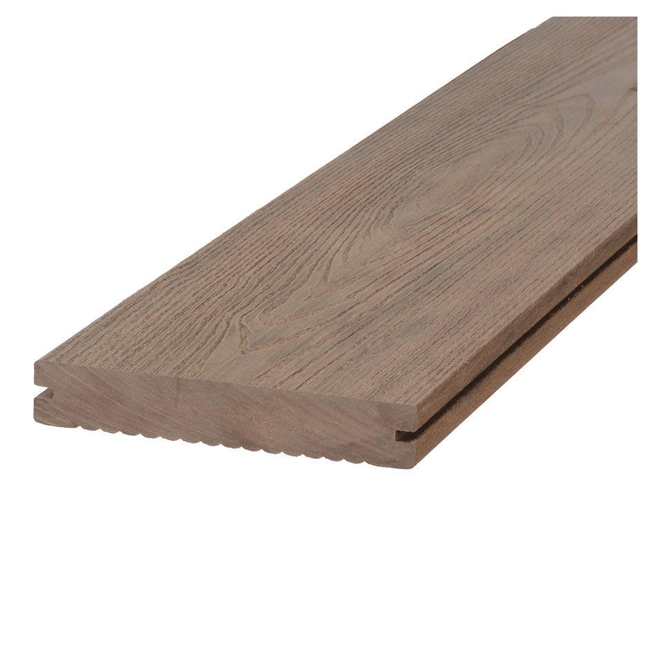 TraumGarten WPC Terrassendiele 21x125mm DREAMDECK BiColor Mandel, 5000 mm Image