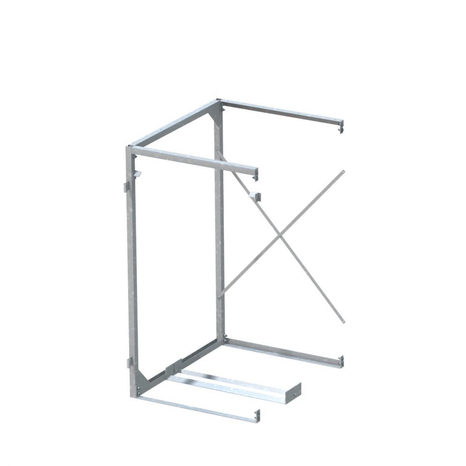 Binto Mülltonnenbox Erweiterungsgestell Metall Mülltonnenverkleidung Image