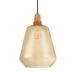 Aspen Creative Corporation 1 - Light Single Bell Pendant, Crystal in Brown | 87 H x 9.25 W x 9.25 D in | Wayfair 61051-1