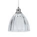 Aspen Creative Corporation 1 - Light Single Bell Pendant Glass in Gray | 83.5 H x 9.75 W x 9.75 D in | Wayfair 61004-2