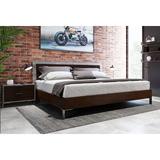 Brayden Studio® Lipscomb Platform Bed Wood in Gray/Brown | 43 H x 64 W x 87 D in | Wayfair BRYS3152 32046813