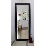 Brayden Studio® Decorative Beveled Wall Mirror Wood in Gray | 63 H x 25 W x 0.75 D in | Wayfair BRYS6723 34145388