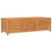 Chic Teak Manhattan Teak Deck Box Wood/Solid Wood in Brown | 22 H x 76 W x 26 D in | Wayfair HJ179