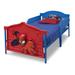 Delta Children Marvel Spider-Man 3-D Twin Bed Plastic/Metal in Blue/Red | 33.5 H x 43 W x 78.5 D in | Wayfair BB86658SM