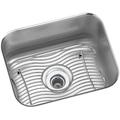 Elkay Lustertone 14.5" L x 11.75 W Undermount Kitchen Sink w/ Basket Strainer Stainless Steel in Gray | 7 H x 14.5 W x 11.75 D in | Wayfair