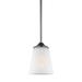 Charlton Home® Cranor 1-Light Single Cone Pendant Glass in White | 6.75 H x 5.125 W x 5.12 D in | Wayfair CHLH6411 32983860