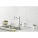 Gerber Opulence Single Handle Kitchen Faucet w/ Side Spray, Ceramic in Gray | 2.375 W x 9 D in | Wayfair D401157
