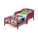 Toddler Standard Bed by Delta Children Plastic/Metal in Blue/Red | 26.25 H x 30.25 W x 56.25 D in | Wayfair BB86687MM