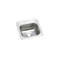 Elkay Celebrity 15" L x 15" W Drop-In Kitchen Sink Stainless Steel in Gray | 6.13 H x 15 D in | Wayfair BCR153