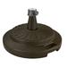 Arlmont & Co. Mollica Resin Free Standing Umbrella Base Plastic/Resin in Brown | 13 H x 22 W x 22 D in | Wayfair FRPK1786 43470055