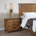 Loon Peak® Brenner 3-drawer Nightstand Wood in Brown | 28 H x 28 W x 17.25 D in | Wayfair LNPK3205 34831521