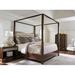 Lexington MacArthur Park Terranea Poster Bed Wood & /Upholstered/Polyester in Brown | 90 H x 64.5 W x 88 D in | Wayfair 729-173C