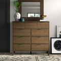 Red Barrel Studio® Zaquan 9 Drawer 50" W Dresser Wood in Brown | 46 H x 50 W x 17 D in | Wayfair MCRW1211 34763984