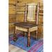 Loon Peak® Glacier Country Collection Lodge Pole Pine Side Chair Faux Leather in Orange | 38 H x 19 W x 18 D in | Wayfair LNPK6649 38999080