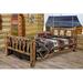 Loon Peak® Glacier Country Collection Pine Bed Wood in Brown/Green | 47 H x 66 W x 94 D in | Wayfair LNPK8265 39526033