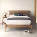 Red Barrel Studio® Michaeline Solid Wood Platform Bed Wood in Brown | 40.95 H x 57.53 W x 78.98 D in | Wayfair 489C82AFC239412F9D3B295F680279BF