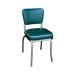 Richardson Seating Retro Home Vinyl Side Chair Faux Leather/Upholstered in Green | 31 H x 15.5 W x 19.5 D in | Wayfair 4210GRN